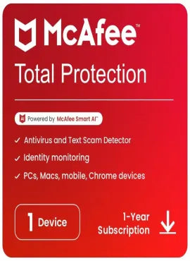 Mcafee Total Security (1PC / 1Year), Global